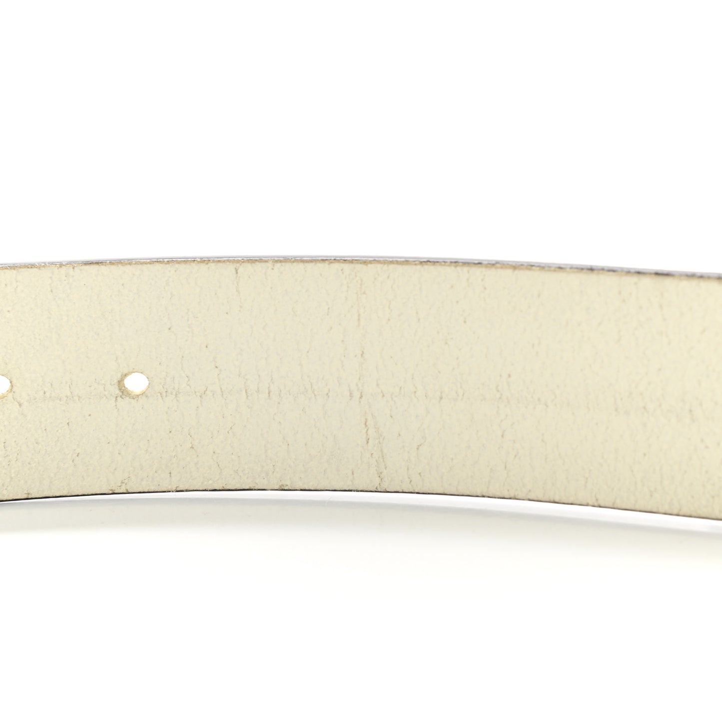 Calfskin Double G Belt 95 38 White