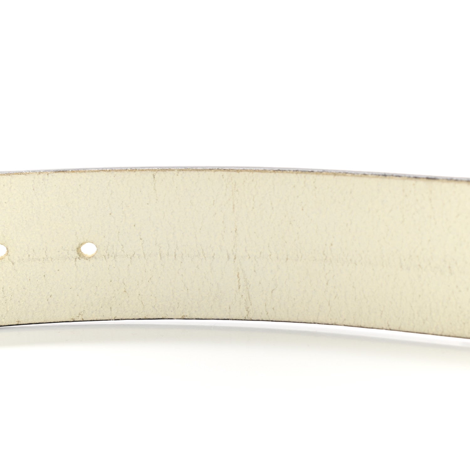 Gucci Calfskin Double G Belt 95 38 White 6 of 10