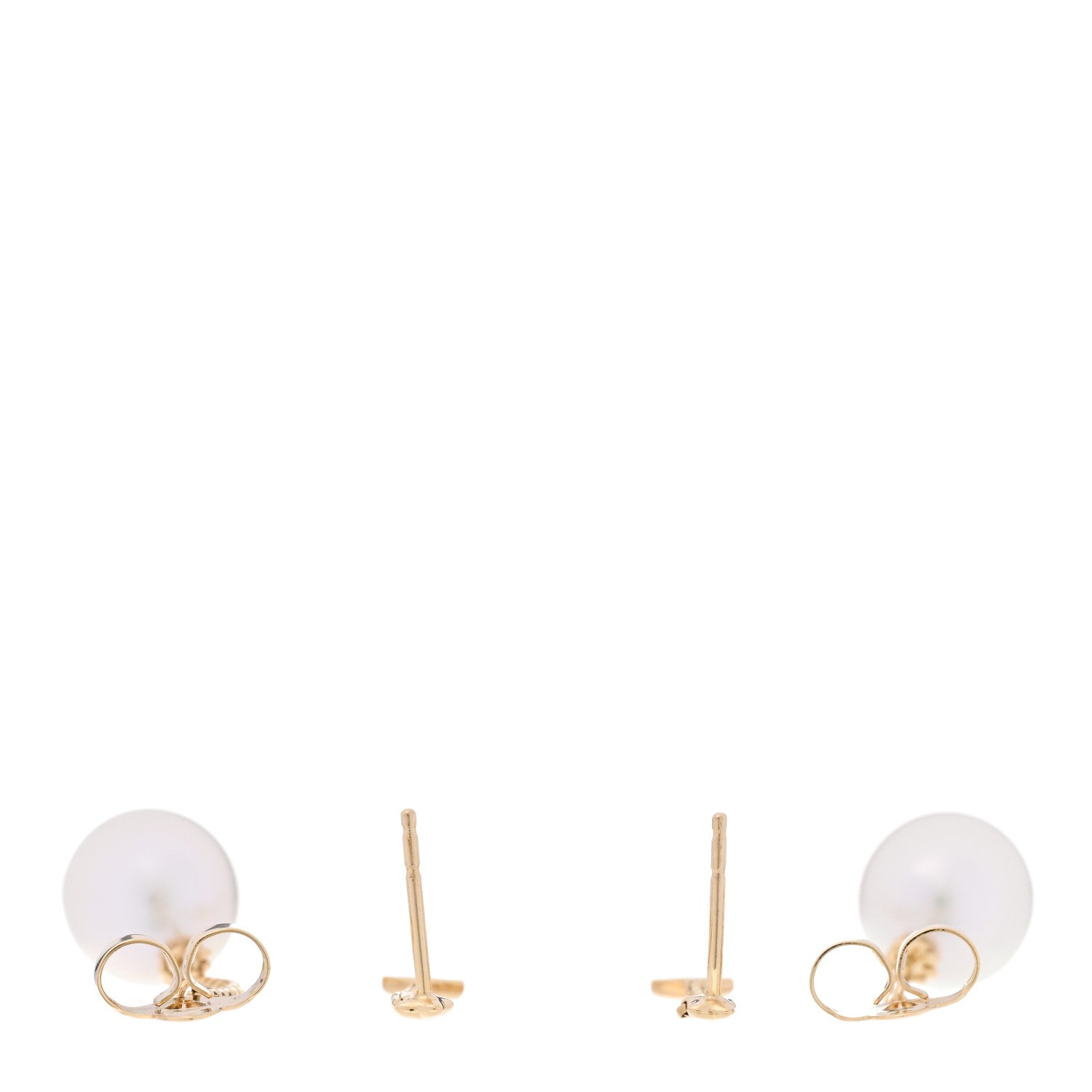 David Yurman 18K Yellow Gold Pearl Diamond Solari Drop Earrings 3 of 6