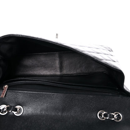 Chanel Caviar Quilted Jumbo Single Flap Black 5 of 22