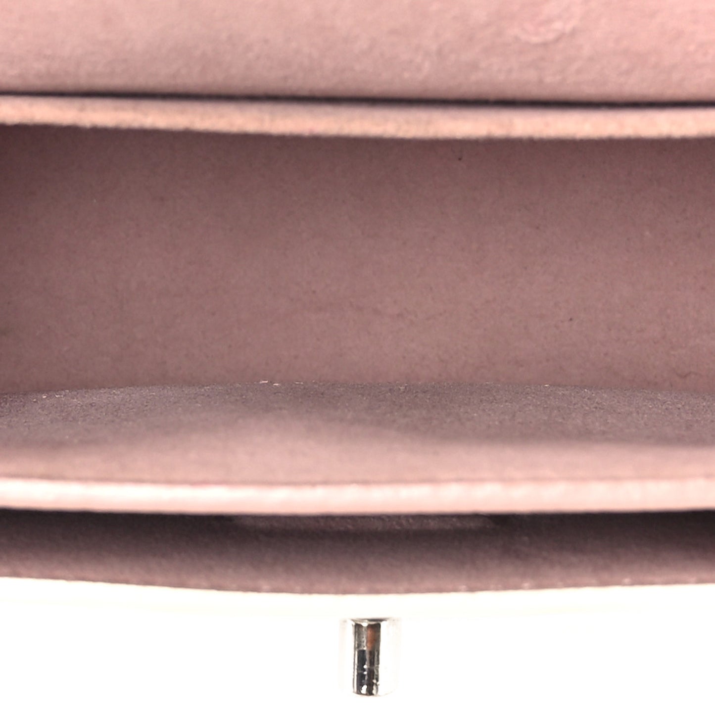 Soft Calfskin My Lockme Chain Bag BB Rose Boudoir Creme