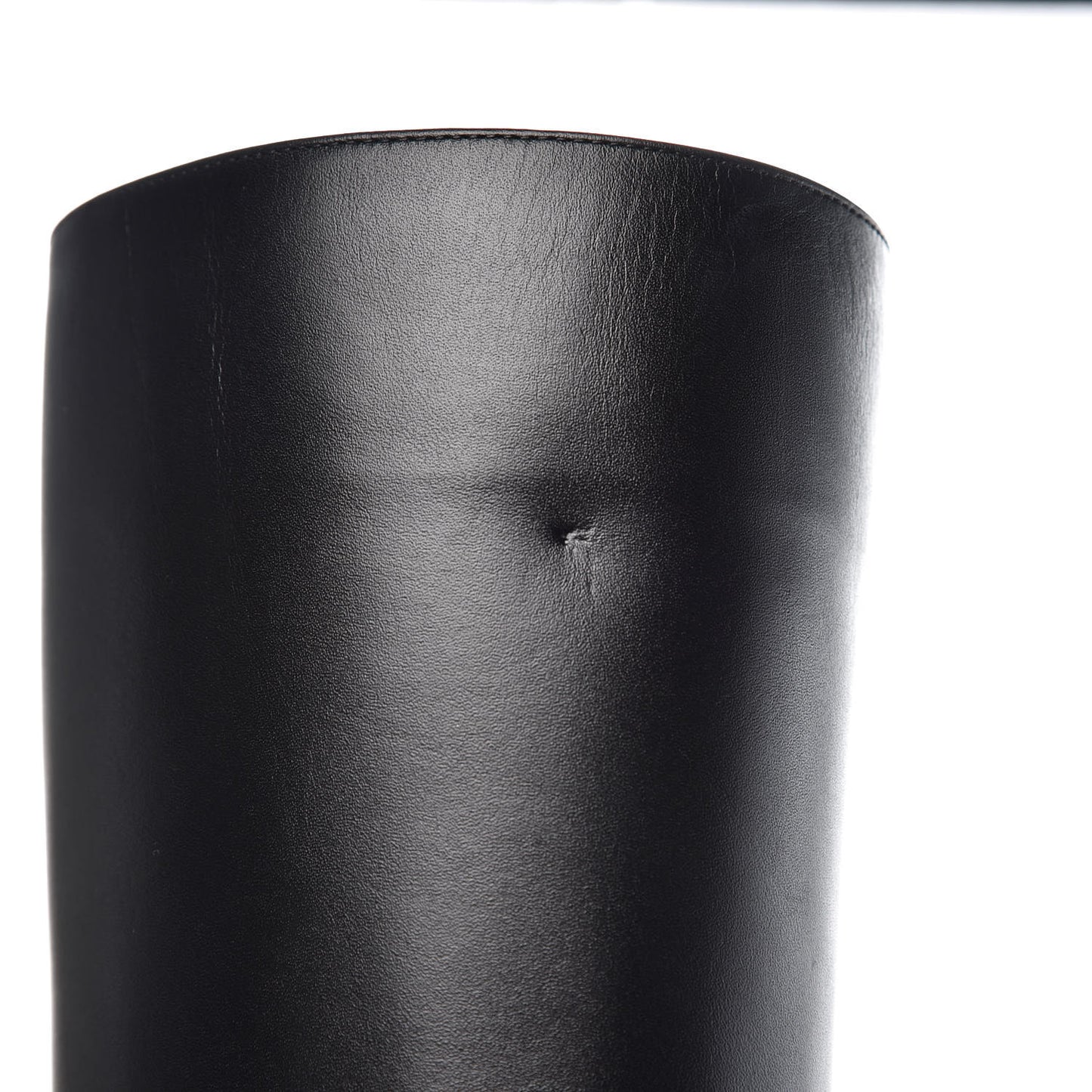 Calfskin Rockstud Knee High 100mm Boots 35.5 Black