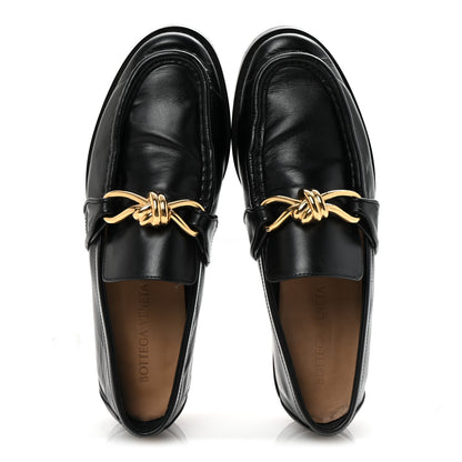 Bottega Veneta Calfskin Monsieur Loafers 40.5 Black 2 of 8