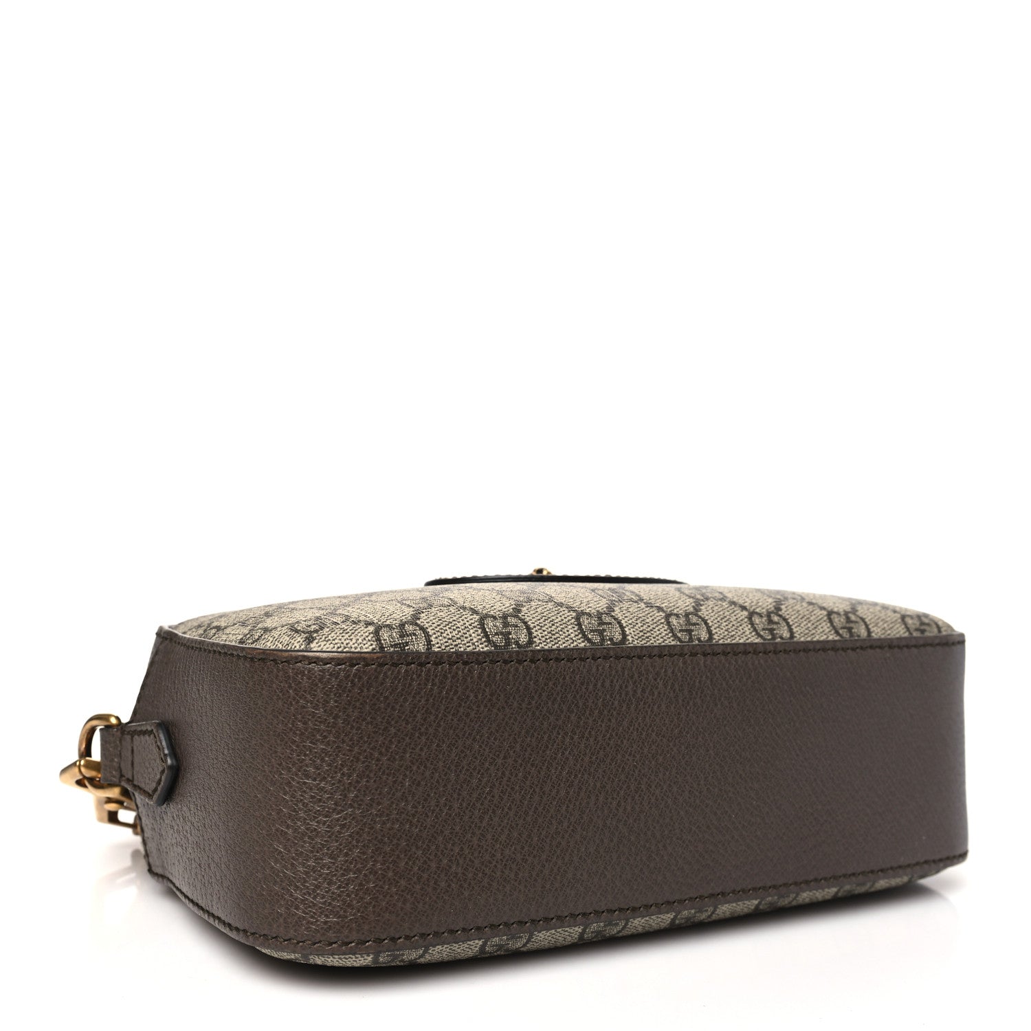 Gucci GG Supreme Monogram Web Neo Vintage Shoulder Bag Beige New Acero Crop 4 of 10