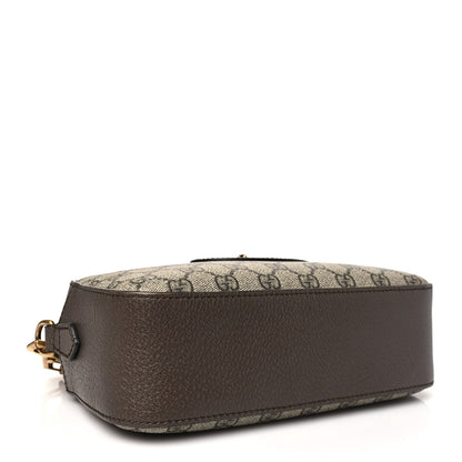 Gucci GG Supreme Monogram Web Neo Vintage Shoulder Bag Beige New Acero Crop 4 of 10