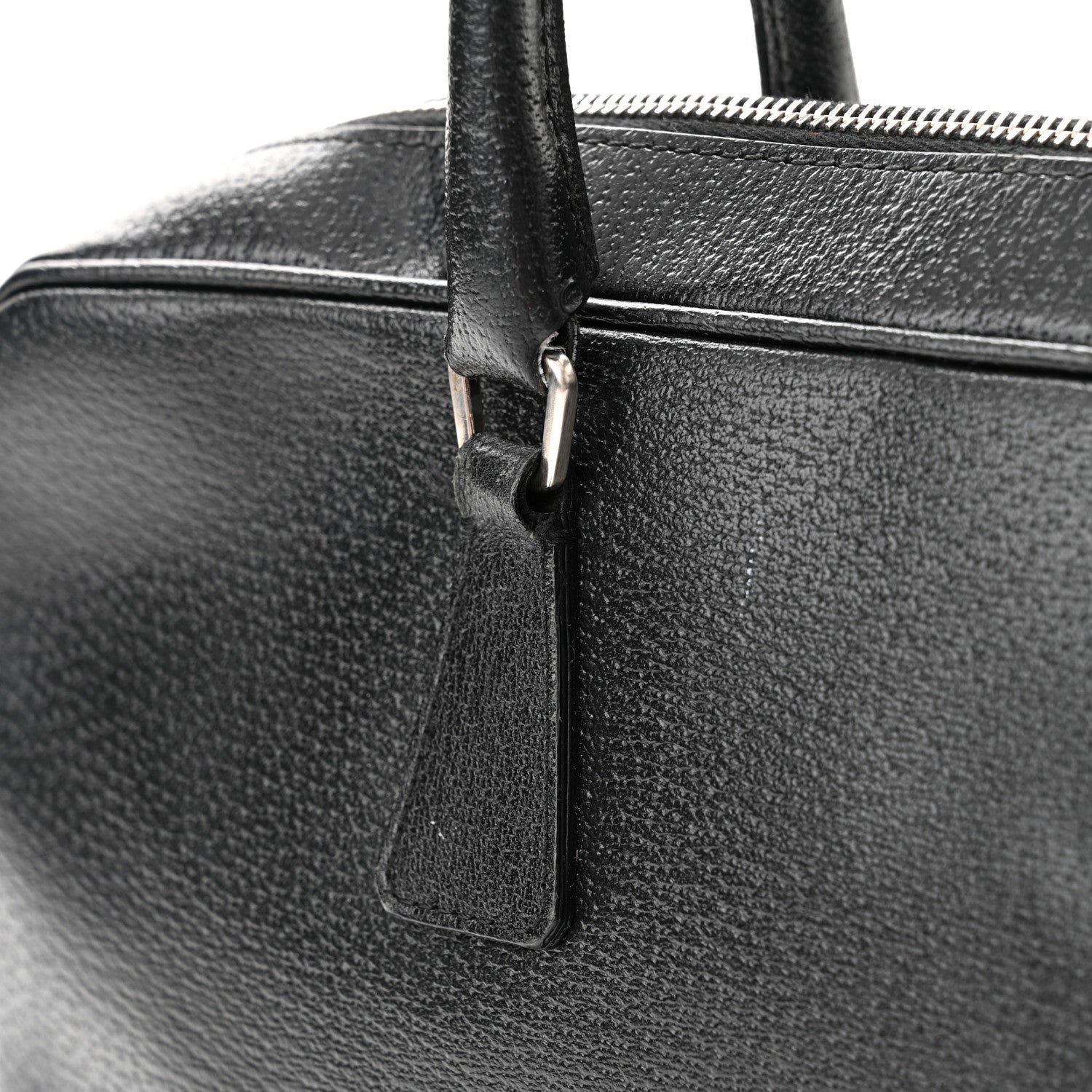 Prada Calfskin Bauletto Black 8 of 11