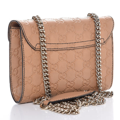 Gucci Guccissima Mini Emily Chain Shoulder Bag Camelia 3 of 7