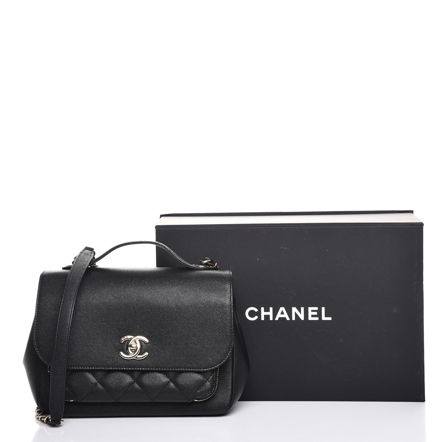 Chanel Caviar Quilted Small Business Affinity Flap Black 8 of 8