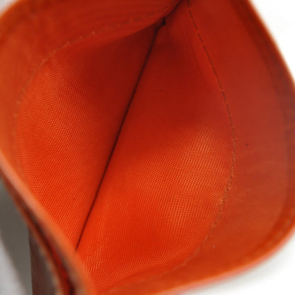 Prada Vernice Card Holder Case Orange 5 of 8