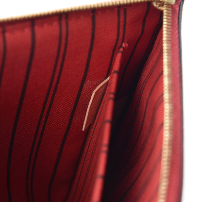 Louis Vuitton Monogram Neverfull MM GM Pochette Cherry 8 of 11