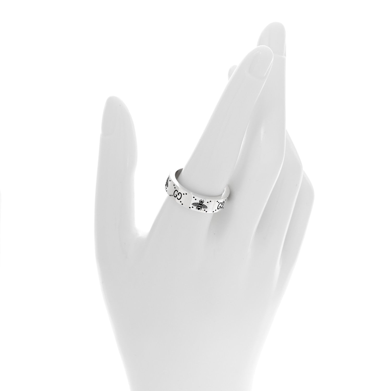 Gucci Sterling Silver Bee Ring 60 9.25 2 of 7
