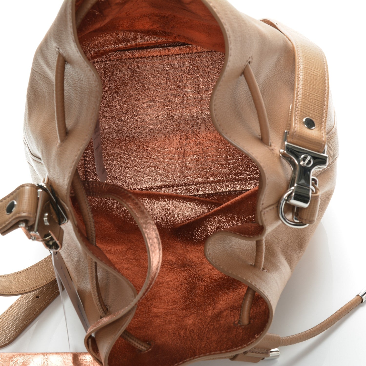 Proenza Schouler Calfskin Large Bucket Bag Desert Copper 6 of 7