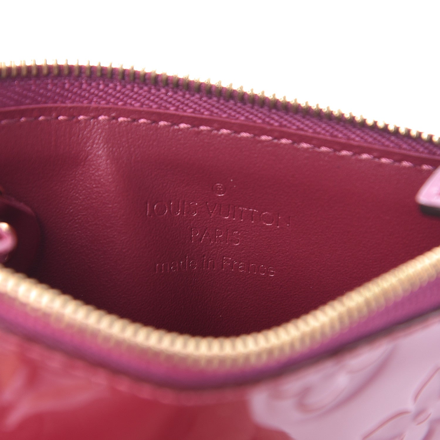 Louis Vuitton Vernis Key Pouch Magenta 6 of 7