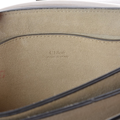 Chloe Suede Calfskin Small Faye Shoulder Bag Motty Grey 6 of 10