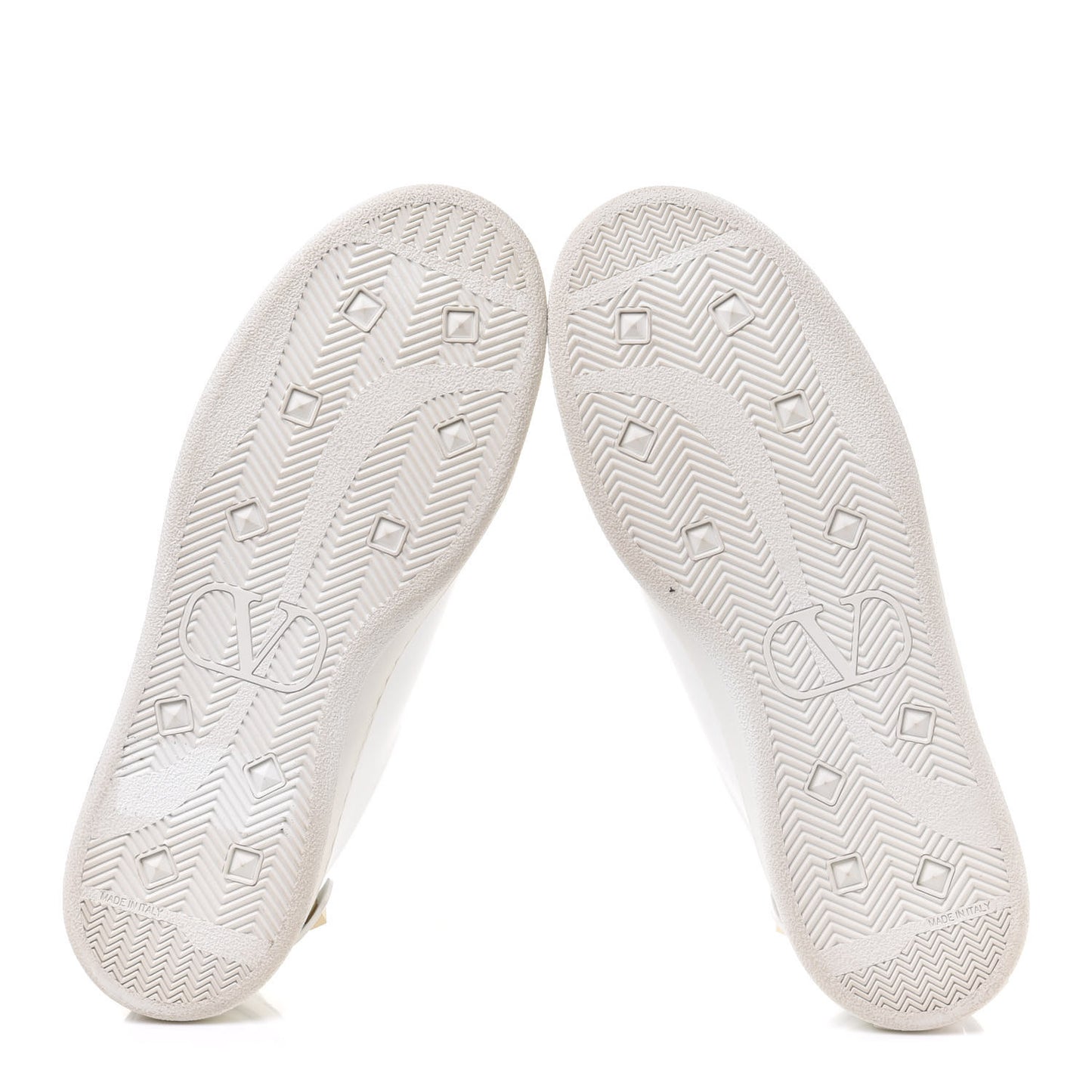 Calfskin Womens Backnet Sneakers 40.5 White