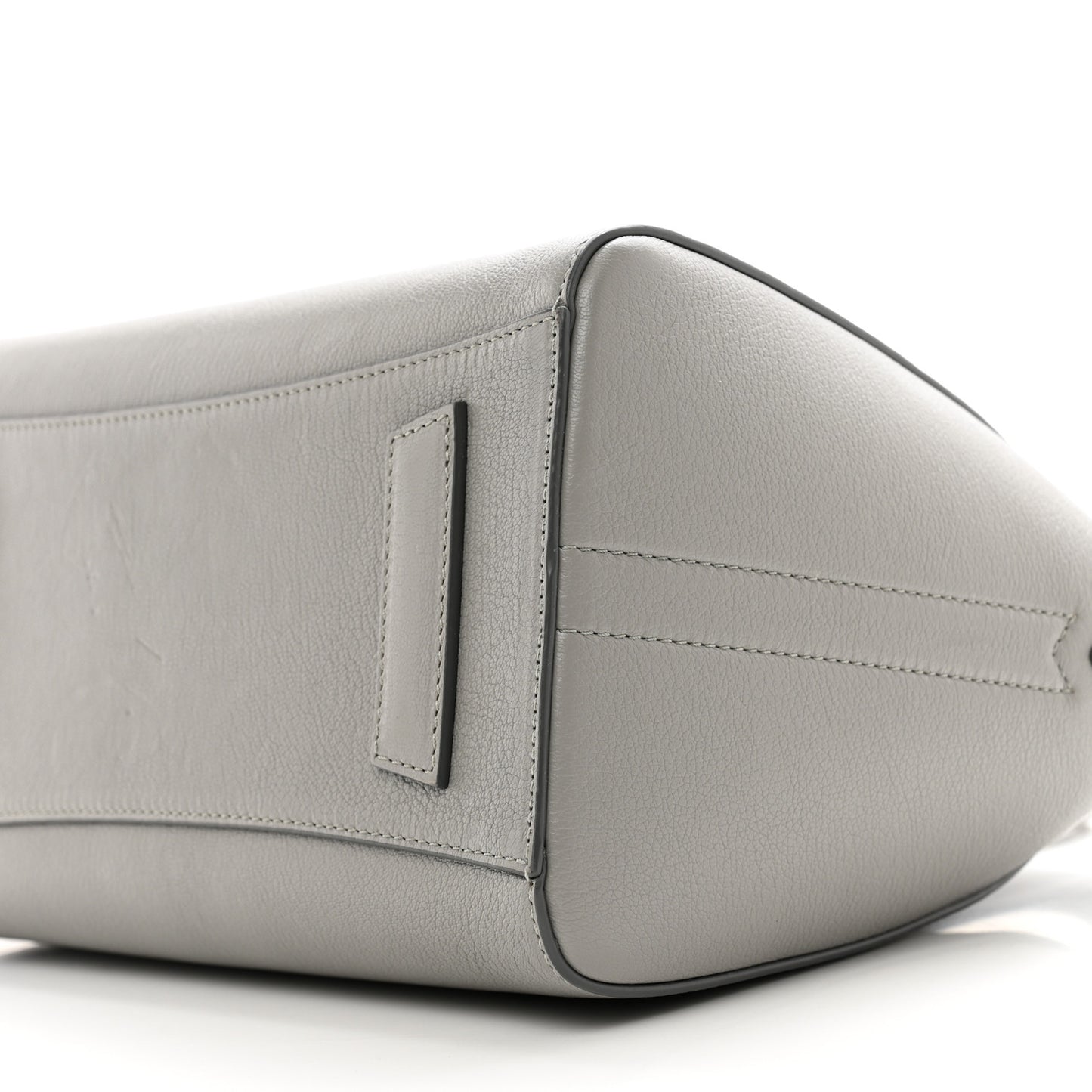 Sugar Goatskin Small Antigona Pearl Grey