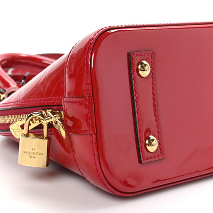 Louis Vuitton Vernis Alma BB Rose Indien 8 of 9