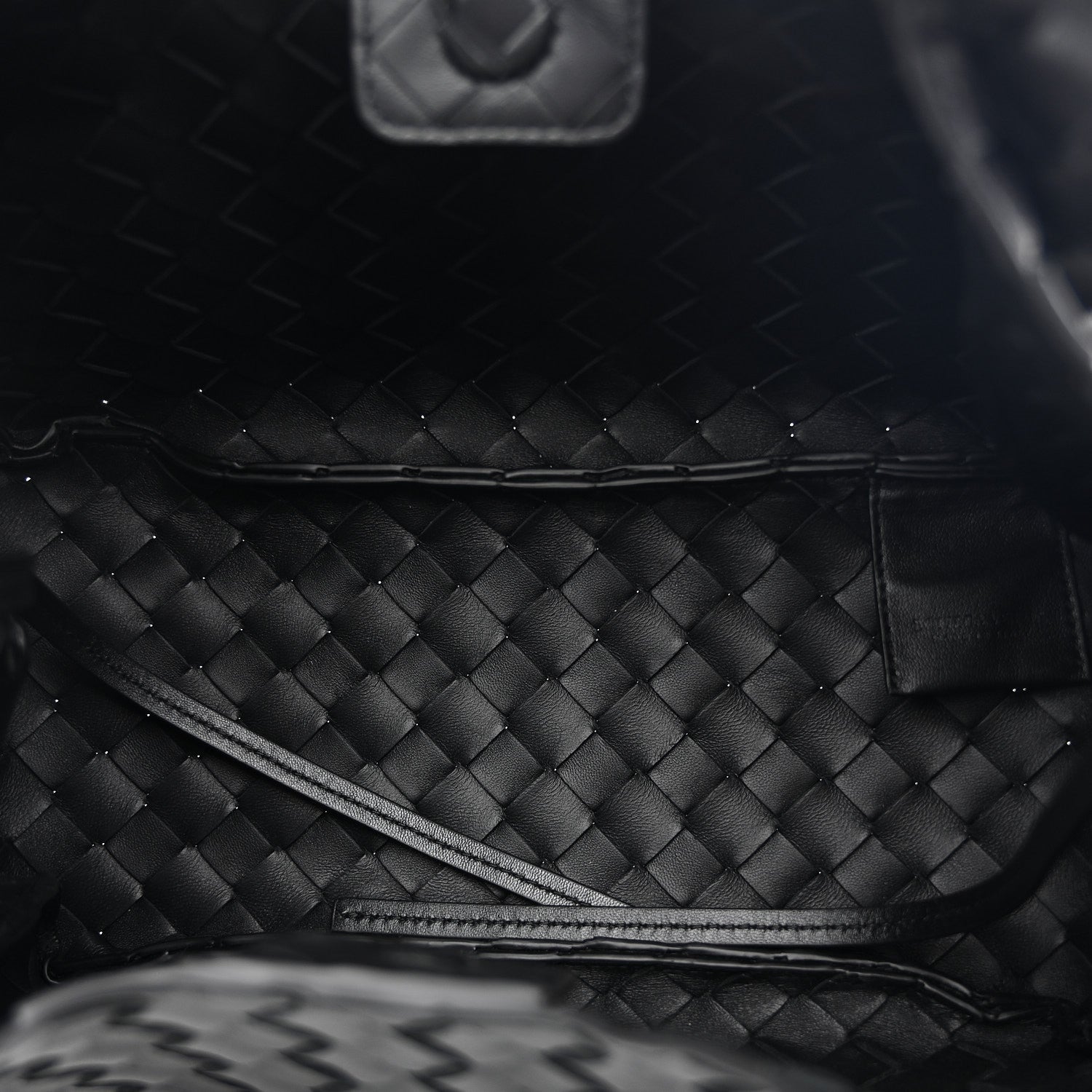 Bottega Veneta Nappa Intrecciato Small Campana Shoulder Bag Black 5 of 9