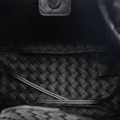 Bottega Veneta Nappa Intrecciato Small Campana Shoulder Bag Black 5 of 9