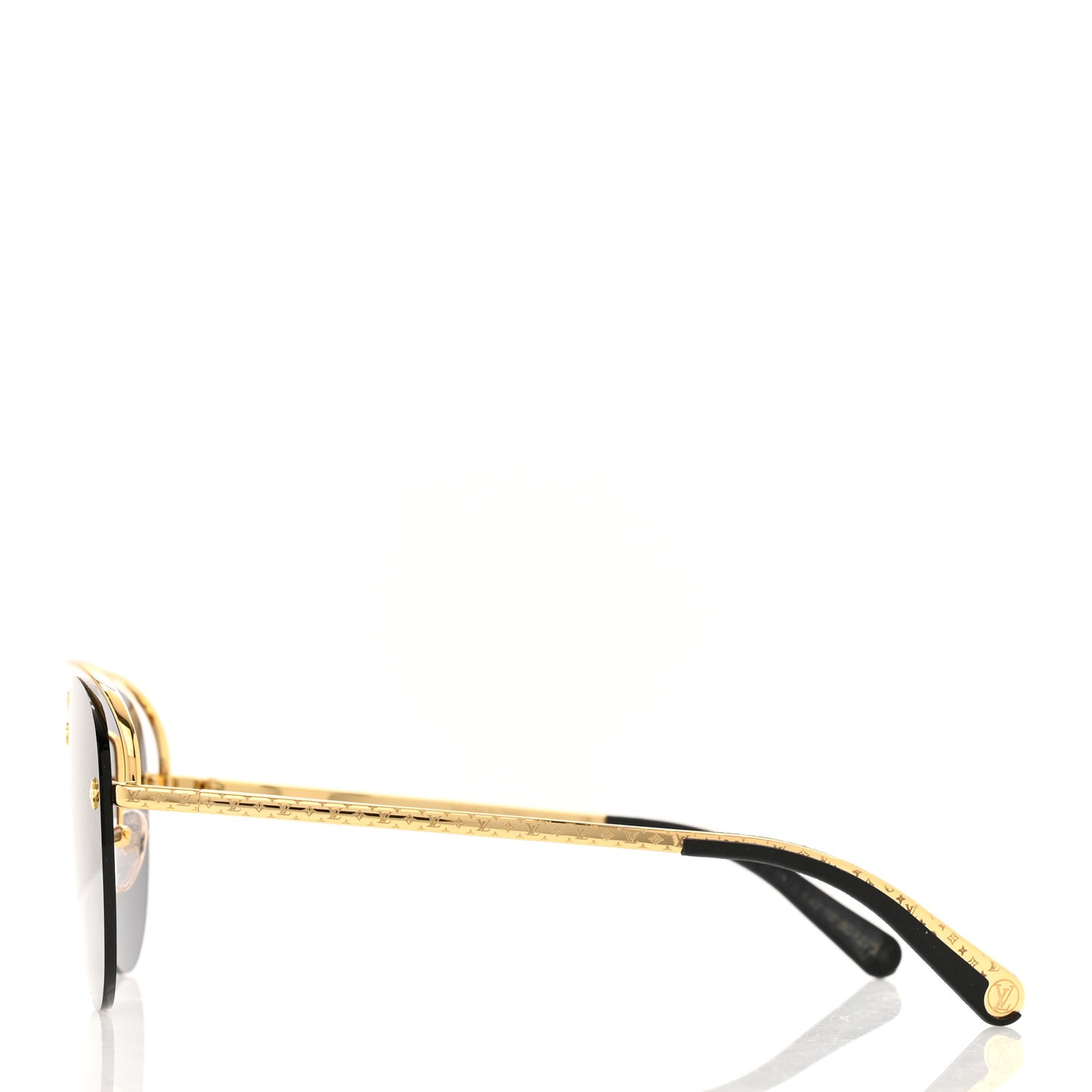 Metal Monogram Grease Sunglasses Z1172E Gold