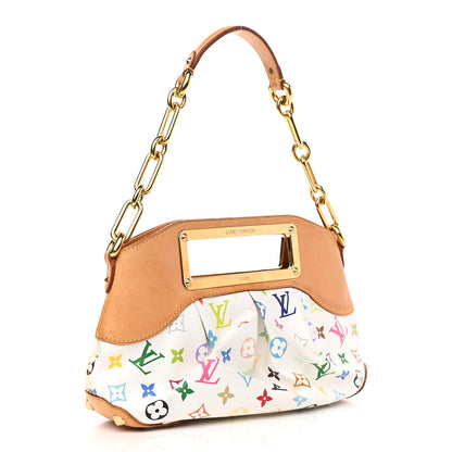 Louis Vuitton Monogram Multicolor Judy PM White 3 of 8