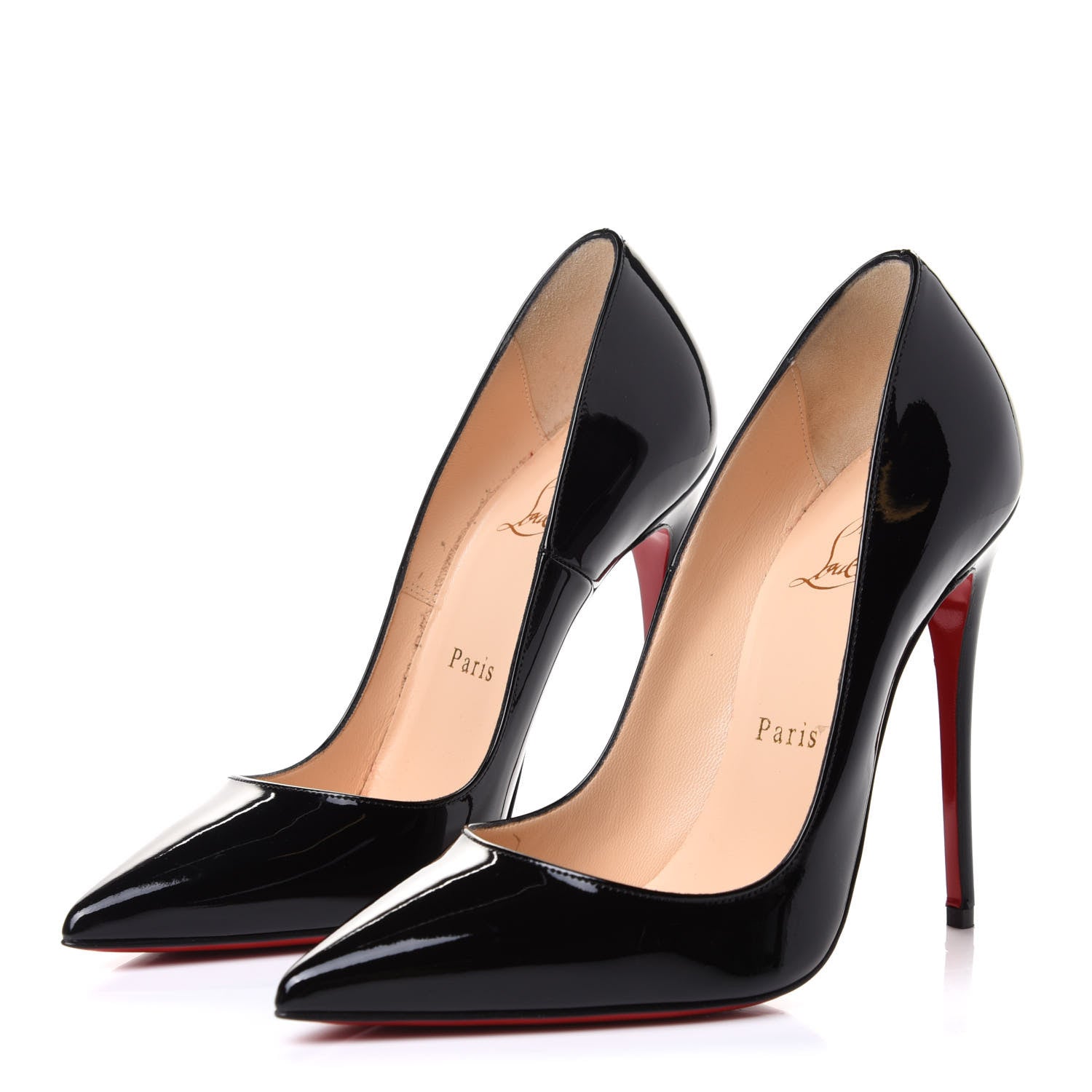 Christian Louboutin Patent So Kate 120 Pumps 37 Black 3 of 11