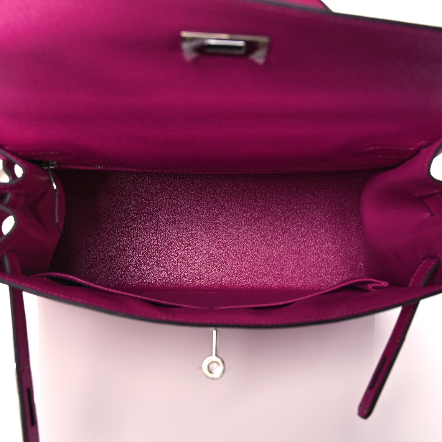 Hermes Epsom Kelly Sellier 28 Rose Pourpre 15 of 37