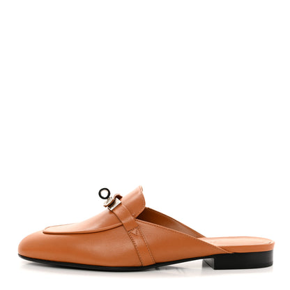 Hermes Calfskin Oz Mules 37 Naturel 1 of 9