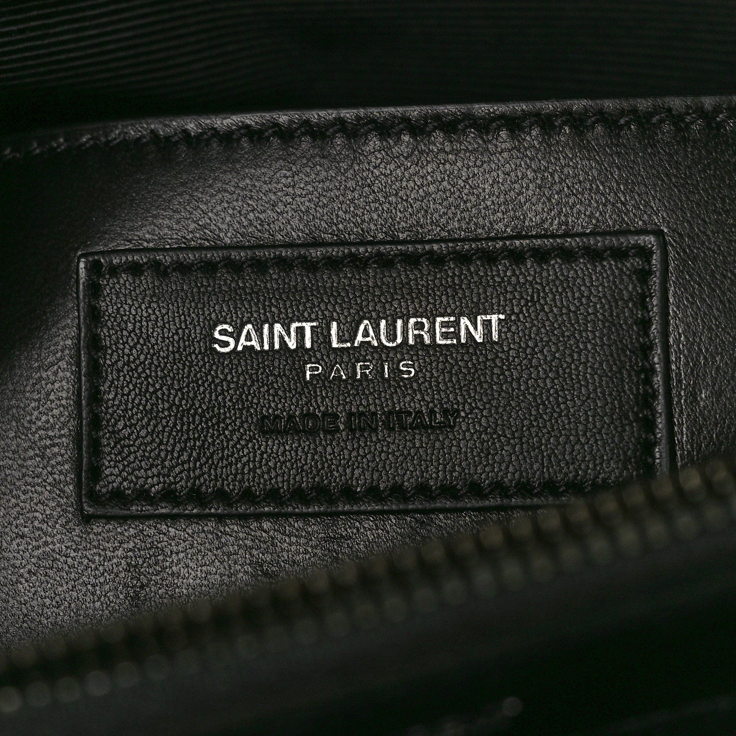 Saint Laurent Sheepskin Matelasse Chevron Monogram Large College Satchel Black Tulip 7 of 12