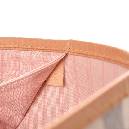 Louis Vuitton Damier Azur Neo Neverfull MM Rose Ballerine 8 of 11