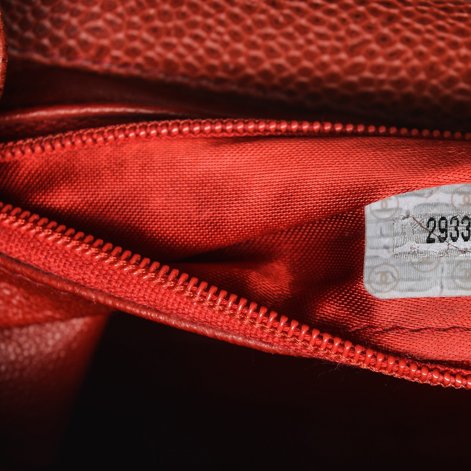 Chanel Caviar Quilted Shoulder Bag Red 7 of 9