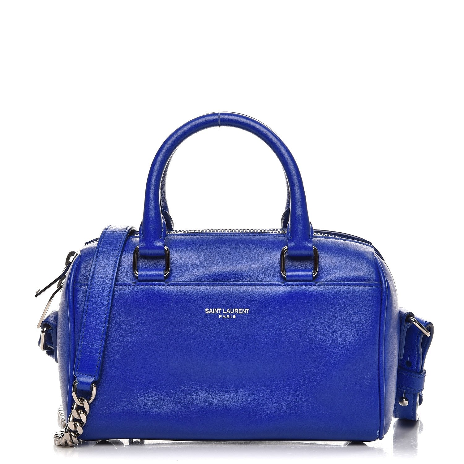 Saint Laurent Calfskin Toy Classic Duffle Blue 1 of 11