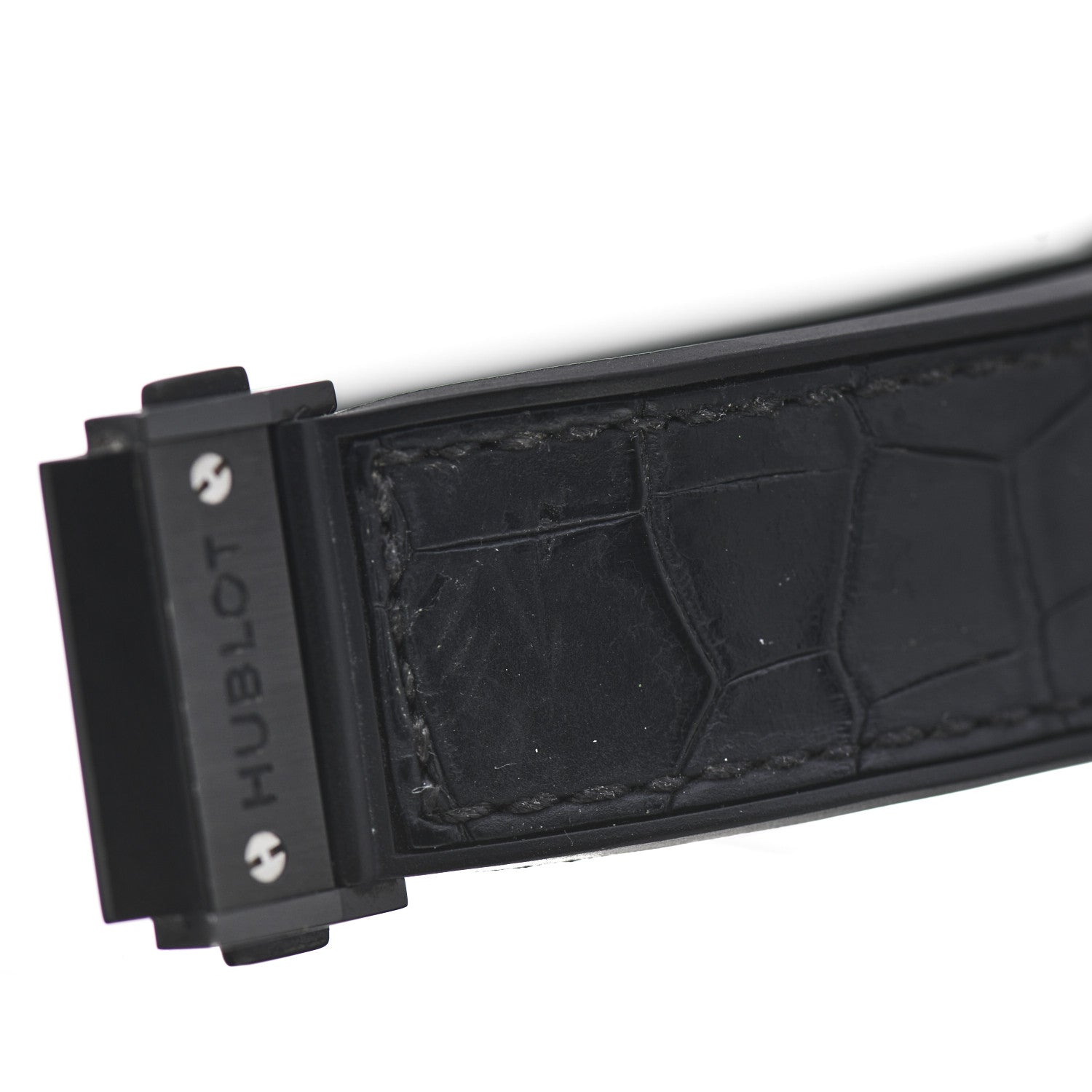 Hublot Titanium Ceramic Alligator 45mm Classic Fusion Aerofusion Chronograph Automatic Watch Black 525.CM.0170.RX 6 of 7