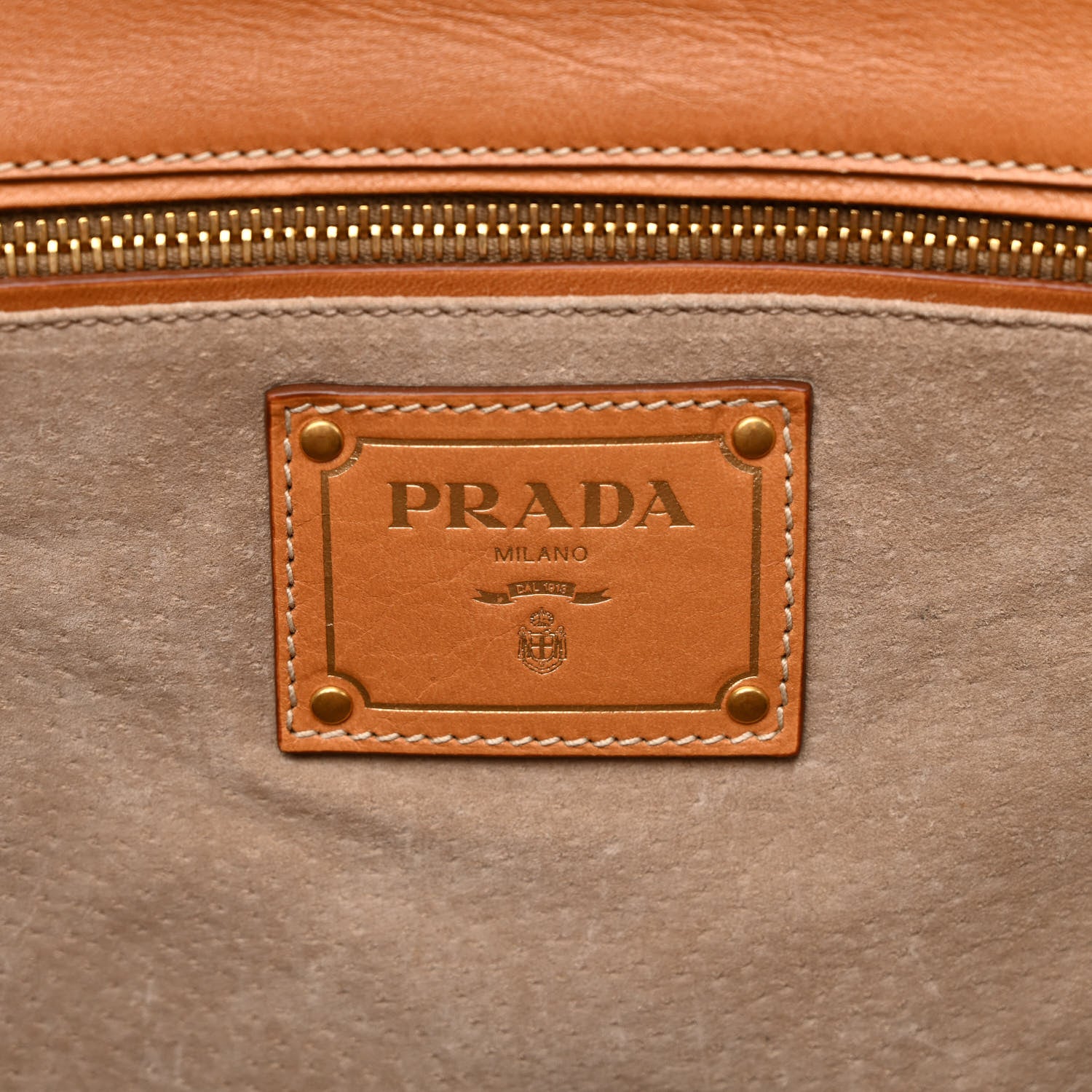 Prada Canvas Canapa Righe Striped Top Handle Satchel Gendarme 5 of 10