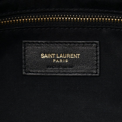 Saint Laurent Lambskin Patchwork Monogram Medium Jamie Black 6 of 13
