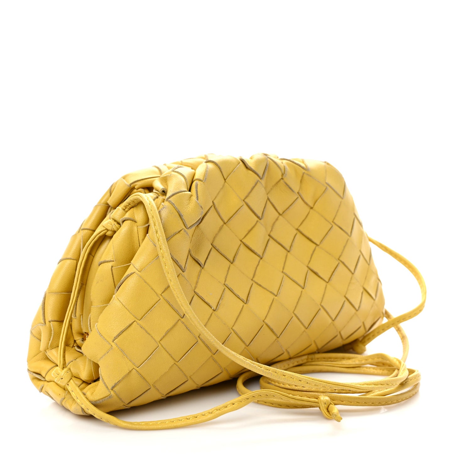 Nappa Intrecciato The Mini Pouch Buttercup
