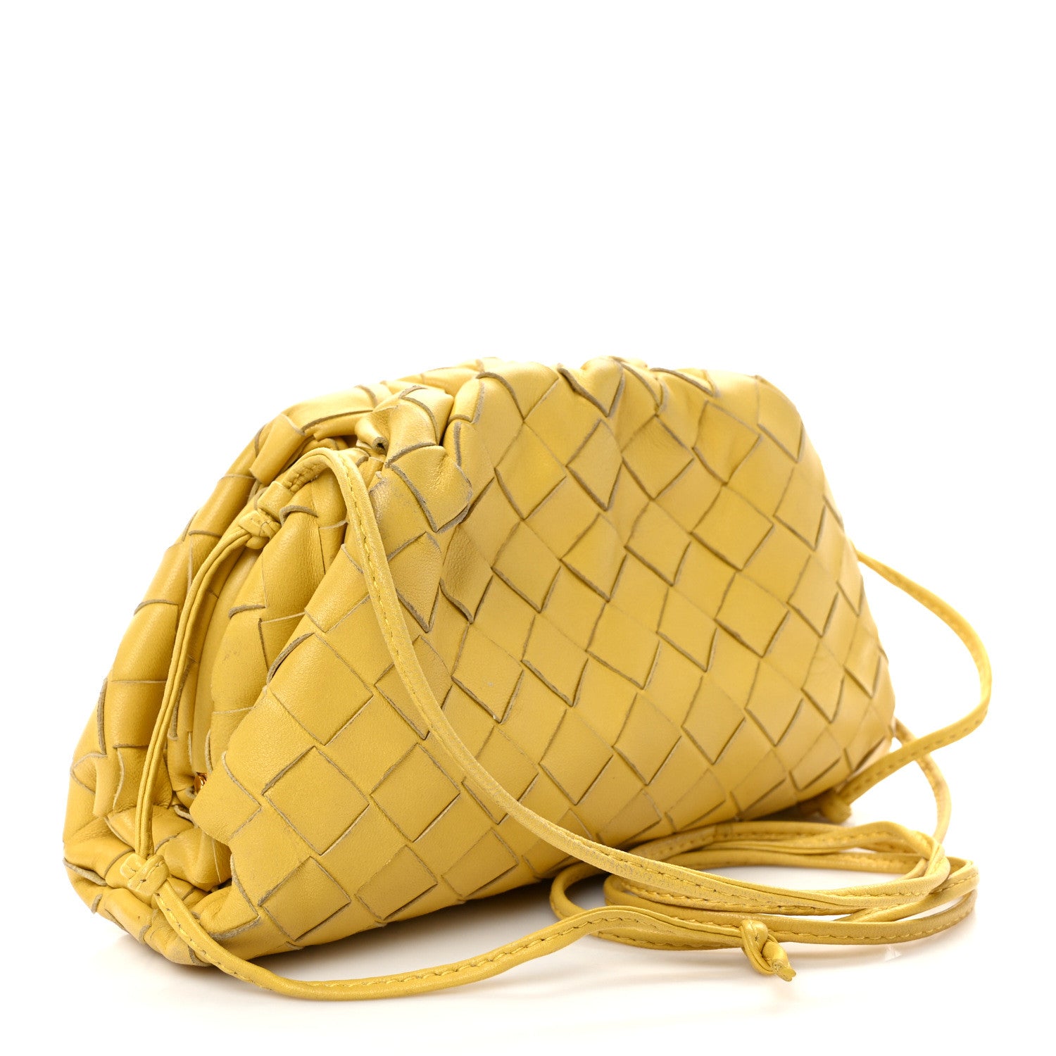 Bottega Veneta Nappa Intrecciato The Mini Pouch Buttercup 3 of 10