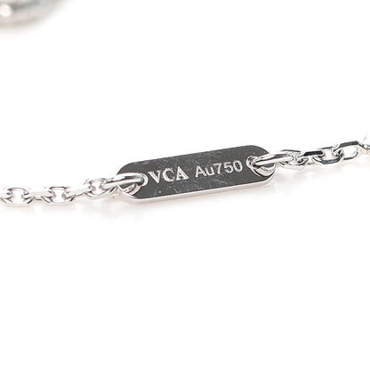 Van Cleef & Arpels 18K White Gold Diamond Sweet Alhambra Bracelet 5 of 8