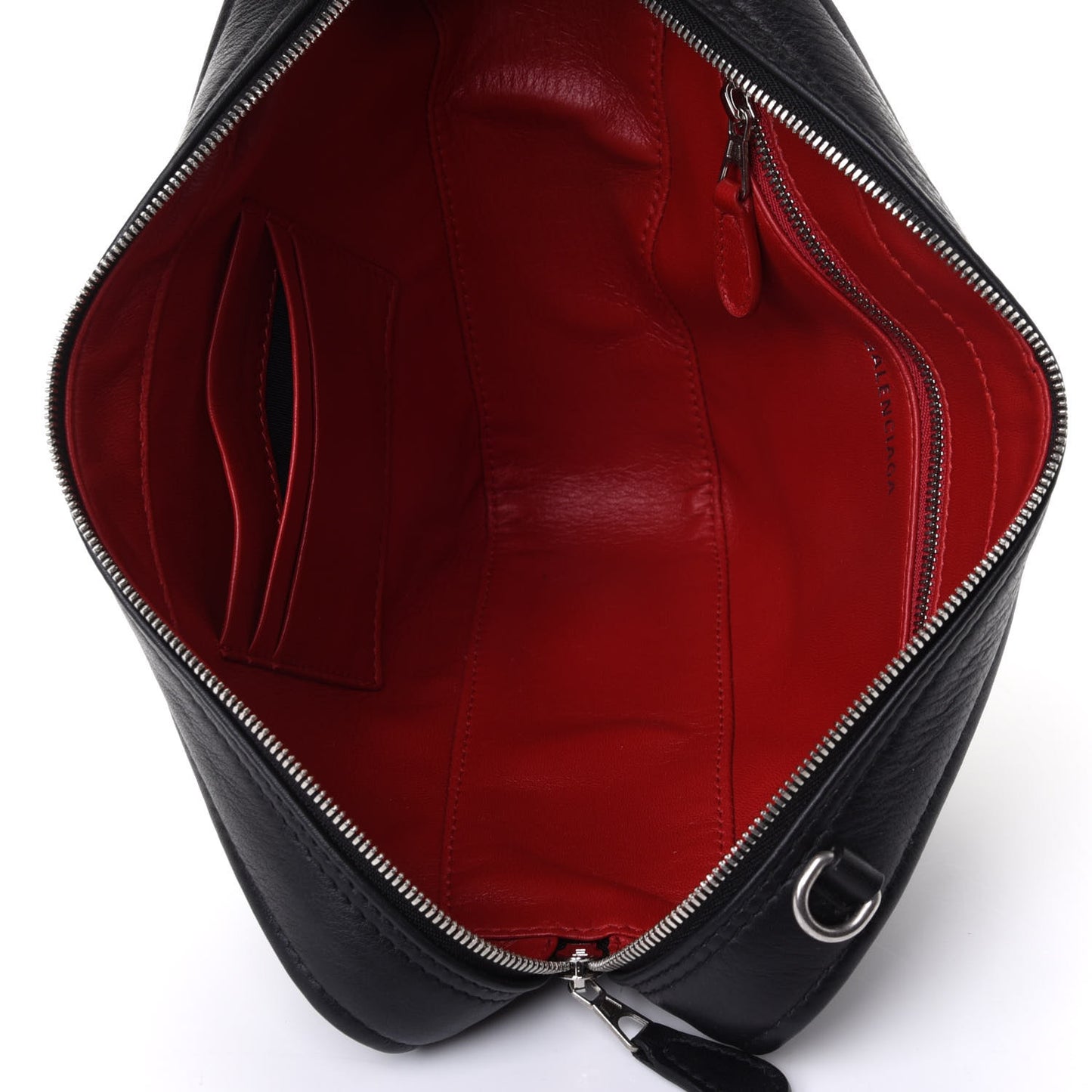 Calfskin Triangle Crossbody XS Black