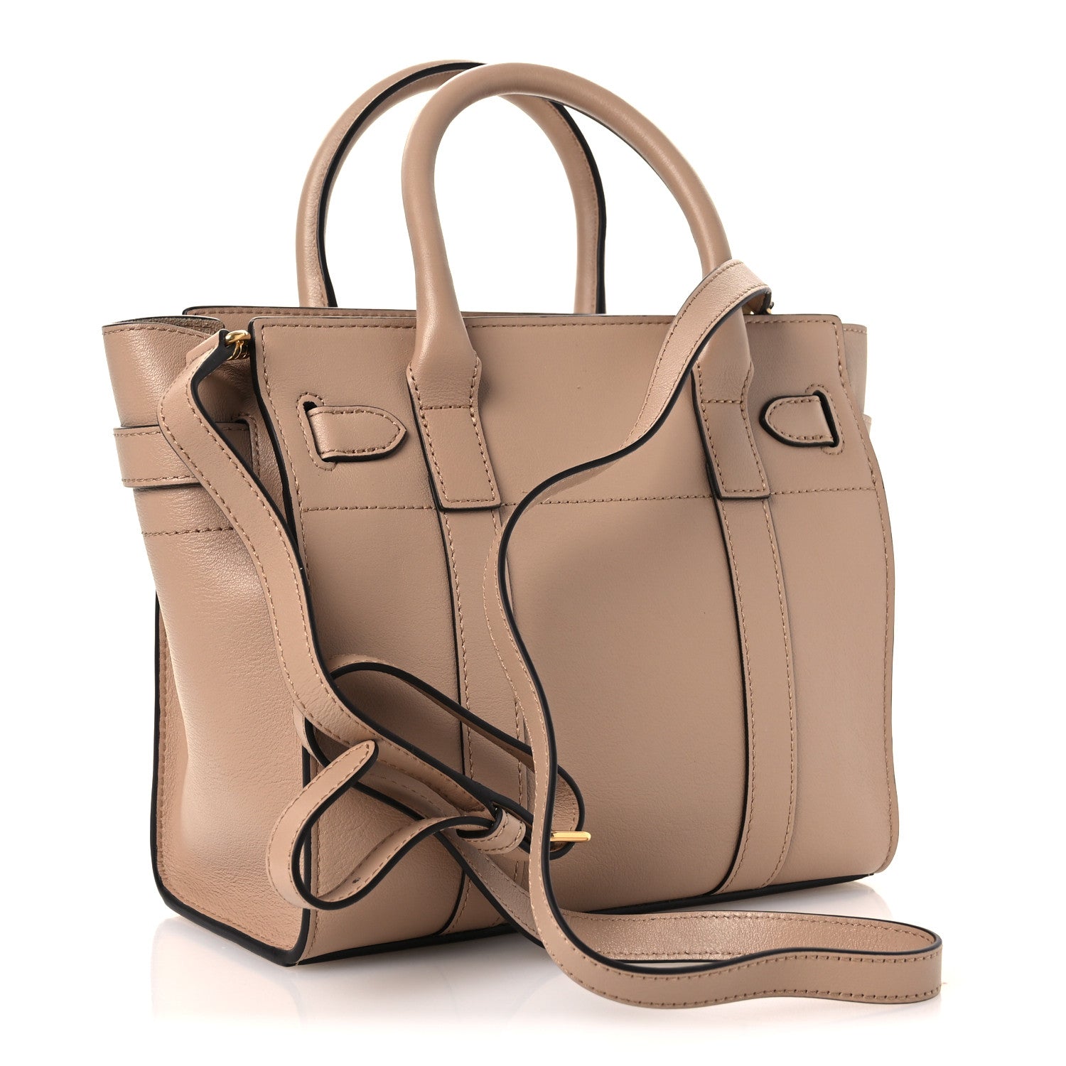 Mulberry Silky Calfskin Mini Zipped Bayswater Rosewater 1823000