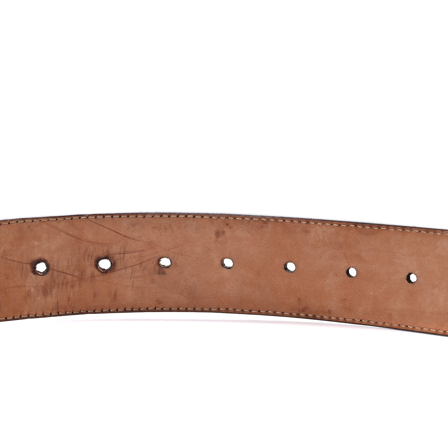 Fendi Vitello F is Fendi Bi-Color FF 1974 Embossed Belt 70 28 Maya Black 6 of 9