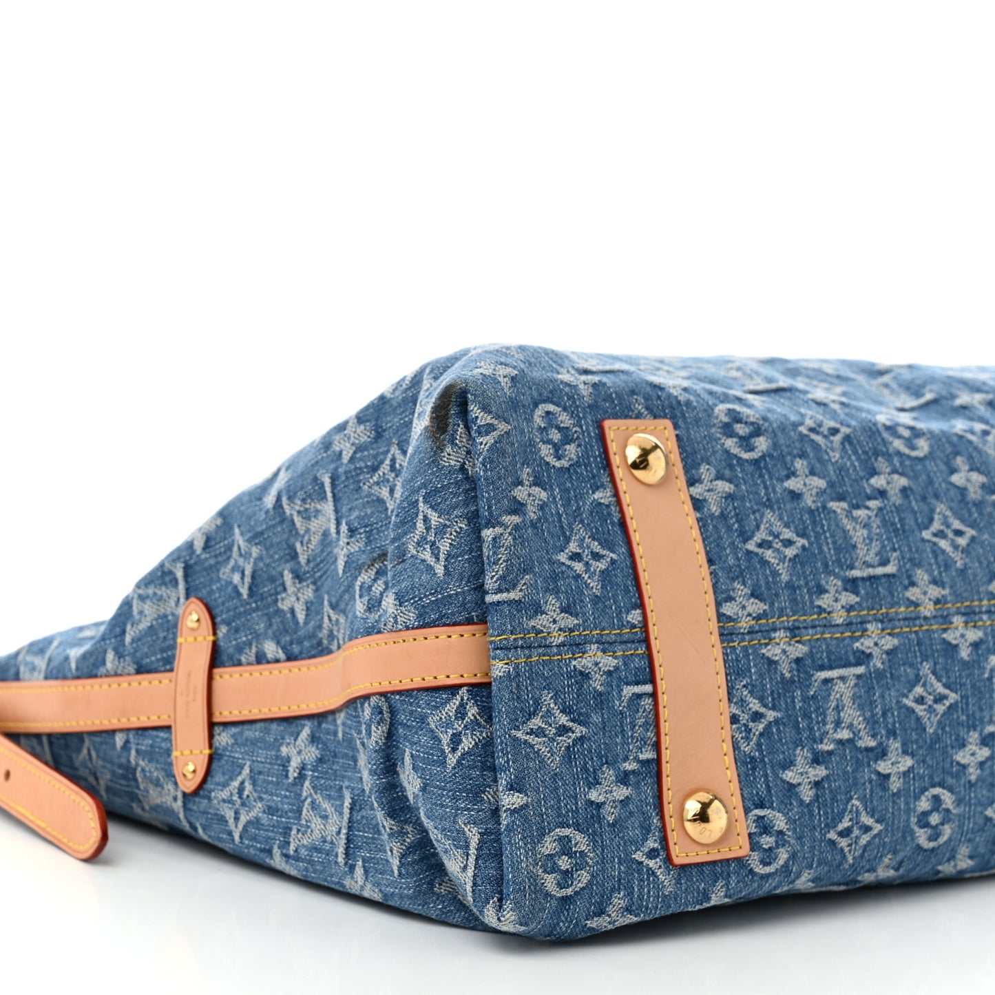 Monogram Denim CarryAll MM Blue