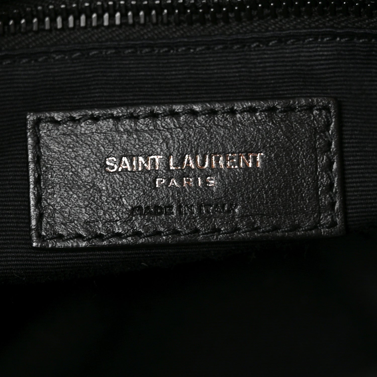 Saint Laurent Calfskin Y Quilted Monogram Monochrome Medium Loulou Chain Satchel Black 6 of 10