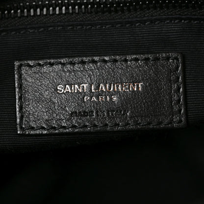 Saint Laurent Calfskin Y Quilted Monogram Monochrome Medium Loulou Chain Satchel Black 6 of 10