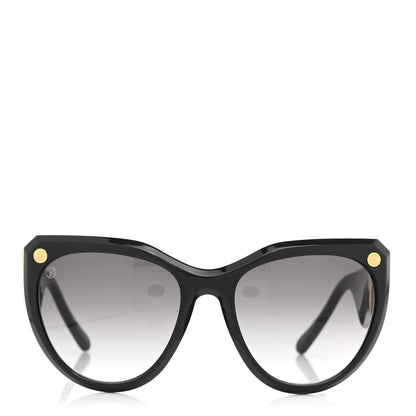 Louis Vuitton Acetate My Fair Lady Sunglasses Z1254E Black 3 of 9