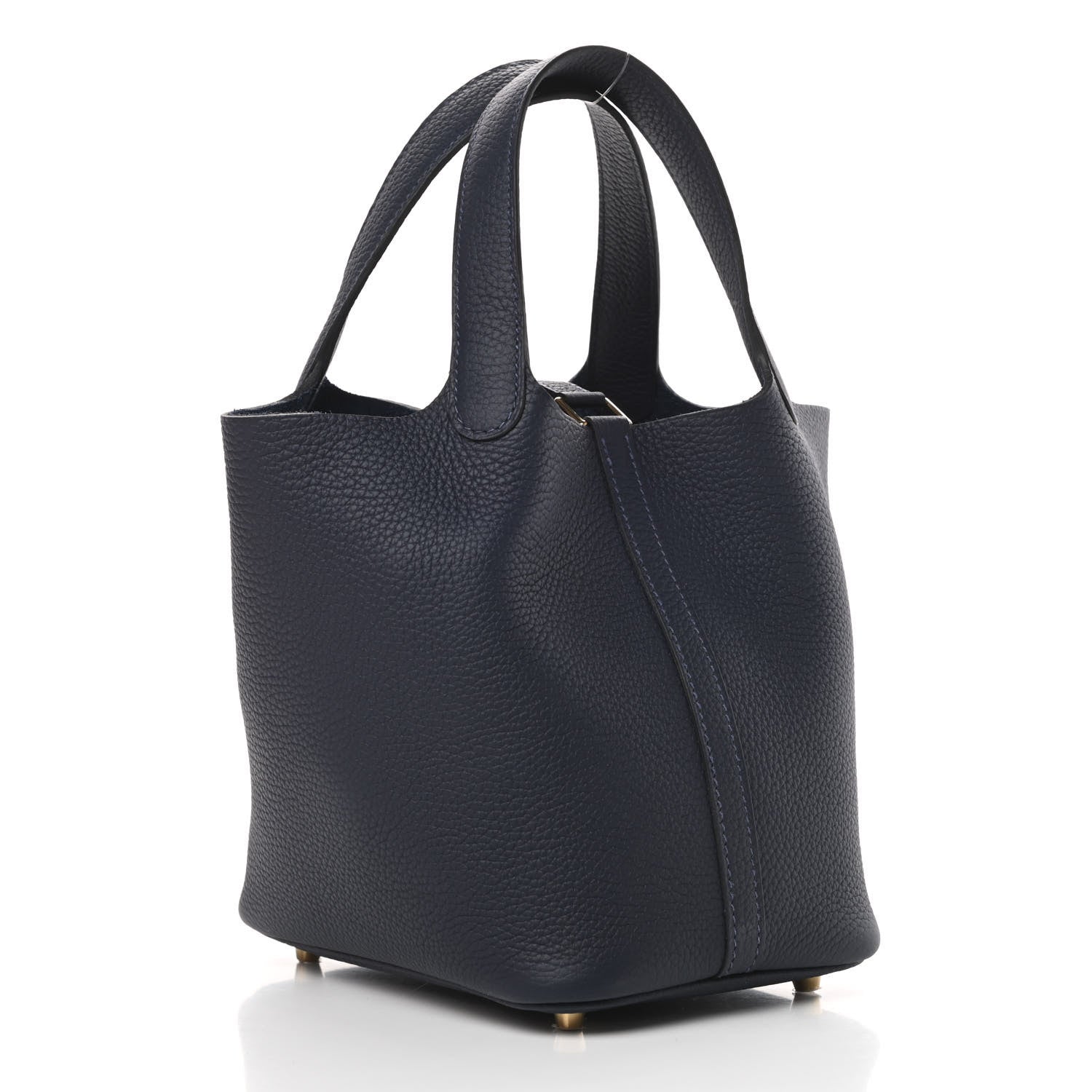Hermes Taurillon Clemence Picotin Lock 18 PM Bleu Nuit 3 of 11