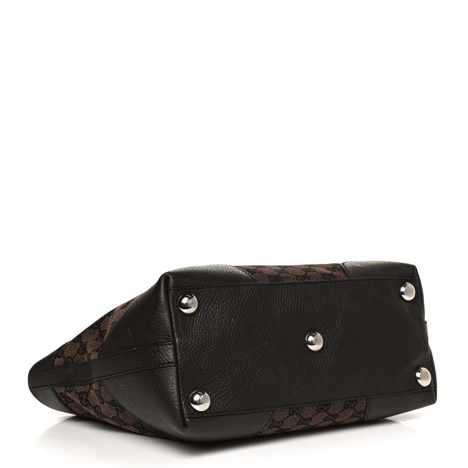 Gucci Monogram Tote Dark Brown 4 of 11