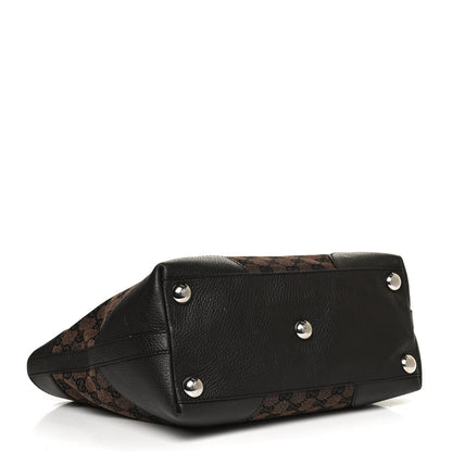 Gucci Monogram Tote Dark Brown 4 of 11