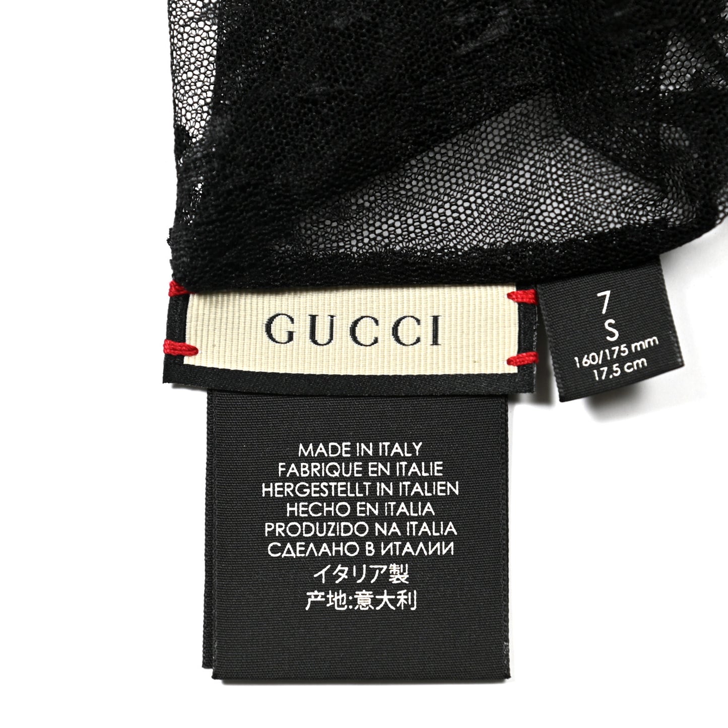 Lace Gloves 7 Black