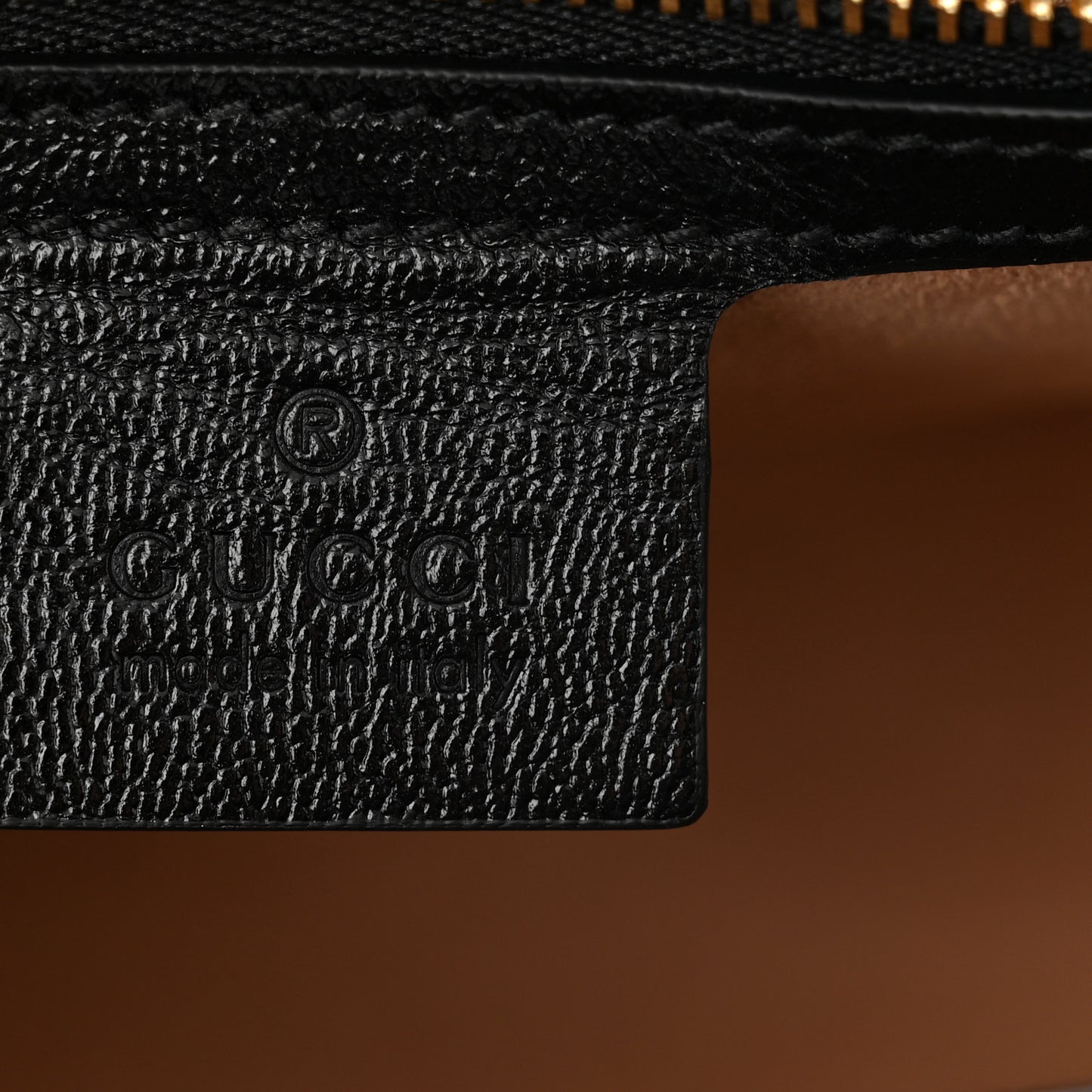 GG Supreme Monogram Calfskin Small Padlock Messenger Shoulder Bag Beige Black Cuir